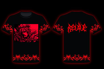 CROWN OF THORNS TEE bblack